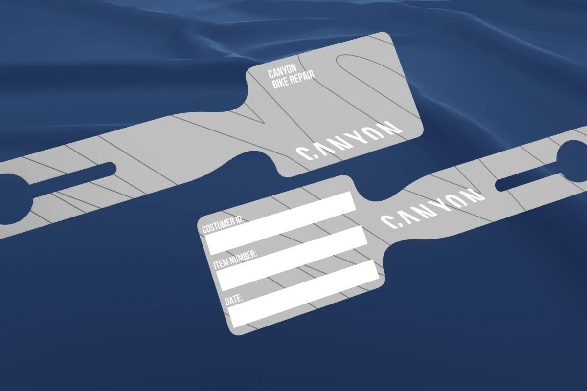 Kofferanhänger BIG Vorder- und Rückseite